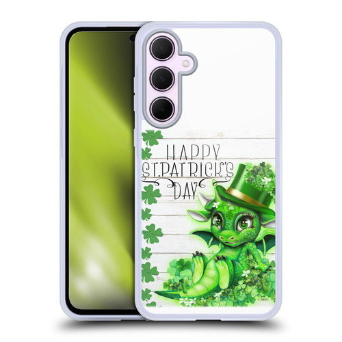 Sheena Pike Holiday St. Patrick Day Clover Dragon Soft Gel Case for Samsung Galaxy A35 5G