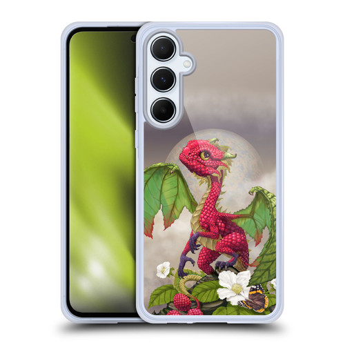 Stanley Morrison Dragons 3 Raspberry Garden Soft Gel Case for Samsung Galaxy A55 5G