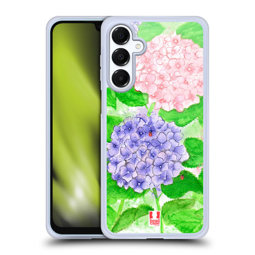 Head Case Designs Spring Flowers Lovely Hydrangeas Soft Gel Case for Samsung Galaxy A16 5G & MagSafe