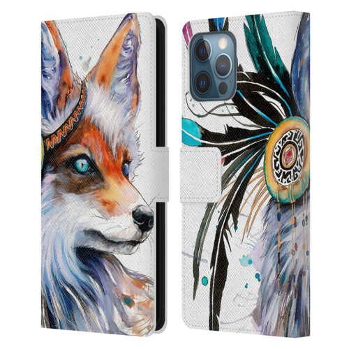 Pixie Cold Animals Fox Leather Book Wallet Case Cover For Apple iPhone 12 Pro Max