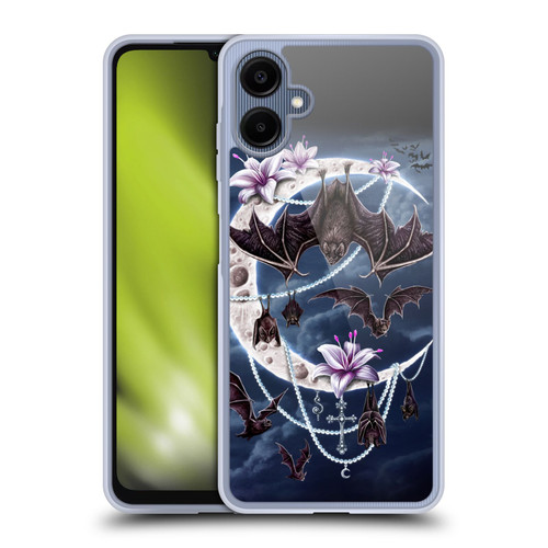 Sarah Richter Animals Gothic Bats & Crescent Moon Soft Gel Case for Samsung Galaxy A06 4G / 5G