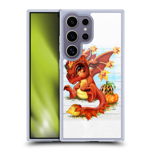 Sheena Pike Dragons Autumn Lil Dragonz Soft Gel Case for Samsung Galaxy S25 Ultra & MagSafe