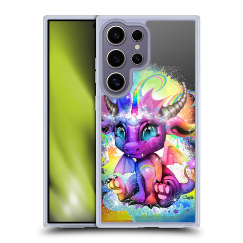 Sheena Pike Dragons Rainbow Lil Dragonz Soft Gel Case for Samsung Galaxy S25 Ultra & MagSafe