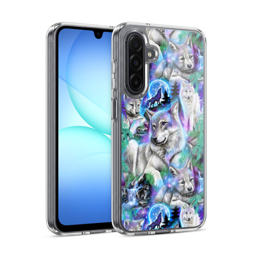 Sheena Pike Animals Daydream Galaxy Wolves Soft Gel Case for Samsung Galaxy A17 4G / 5G
