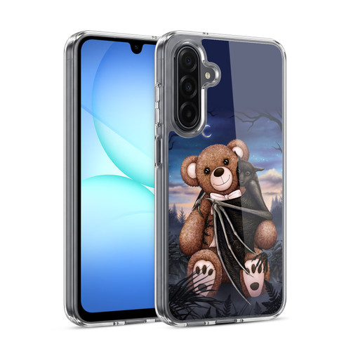Sarah Richter Animals Bat Cuddling A Toy Bear Soft Gel Case for Samsung Galaxy A17 4G / 5G