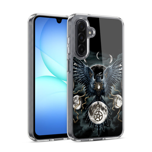 Sarah Richter Animals Gothic Black Raven Soft Gel Case for Samsung Galaxy A17 4G / 5G