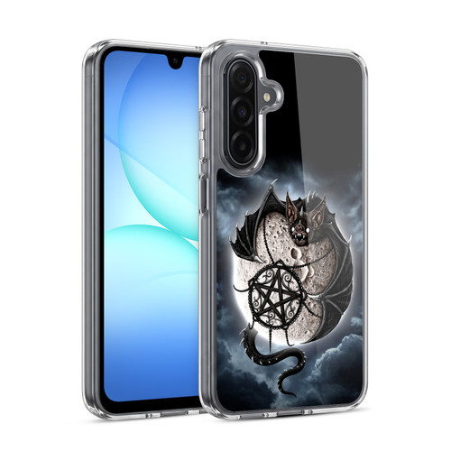 Sarah Richter Animals Gothic Dragon Bat & Moon Soft Gel Case for Samsung Galaxy A17 4G / 5G