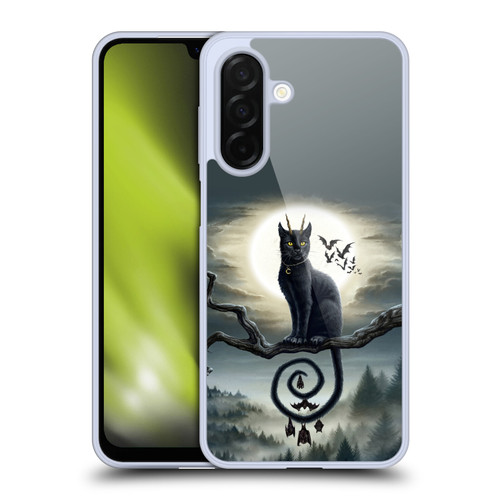 Sarah Richter Animals Gothic Black Cat & Bats Soft Gel Case for Samsung Galaxy A26 5G