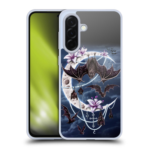 Sarah Richter Animals Gothic Bats & Crescent Moon Soft Gel Case for Samsung Galaxy A36 5G