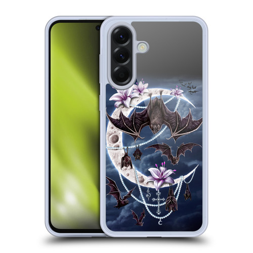 Sarah Richter Animals Gothic Bats & Crescent Moon Soft Gel Case for Samsung Galaxy A56 5G