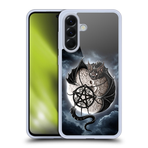 Sarah Richter Animals Gothic Dragon Bat & Moon Soft Gel Case for Samsung Galaxy A56 5G