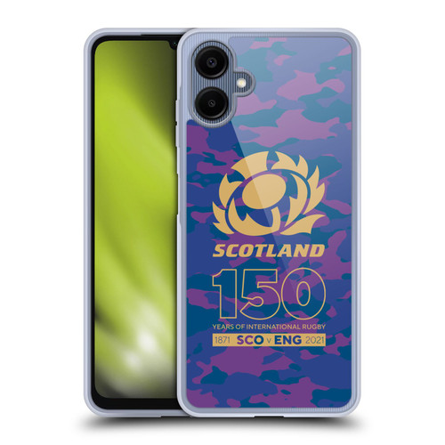 Scotland Rugby 150th Anniversary Camouflage Soft Gel Case for Samsung Galaxy A06 4G / 5G