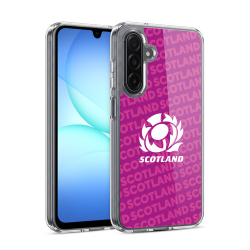 Scotland Rugby Graphics Logo Purple Soft Gel Case for Samsung Galaxy A17 4G / 5G