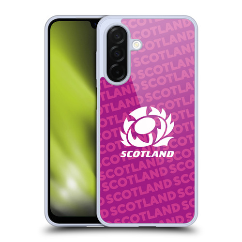Scotland Rugby Graphics Logo Purple Soft Gel Case for Samsung Galaxy A26 5G