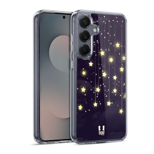 Head Case Designs Starlights Strings Soft Gel Case for Samsung Galaxy S25 & MagSafe