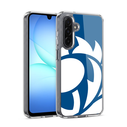 Scotland Rugby Oversized Thistle Saltire Blue Soft Gel Case for Samsung Galaxy A17 4G / 5G