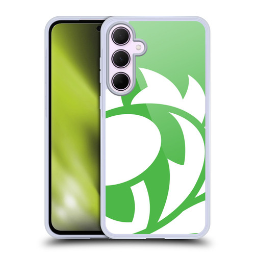 Scotland Rugby Oversized Thistle Grass Green Soft Gel Case for Samsung Galaxy A35 5G