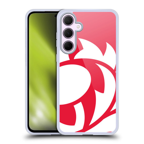 Scotland Rugby Oversized Thistle Rampant Red Soft Gel Case for Samsung Galaxy A35 5G