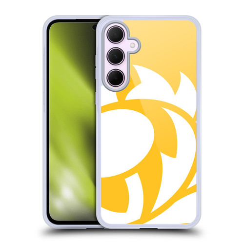 Scotland Rugby Oversized Thistle Rampant Yellow Soft Gel Case for Samsung Galaxy A35 5G