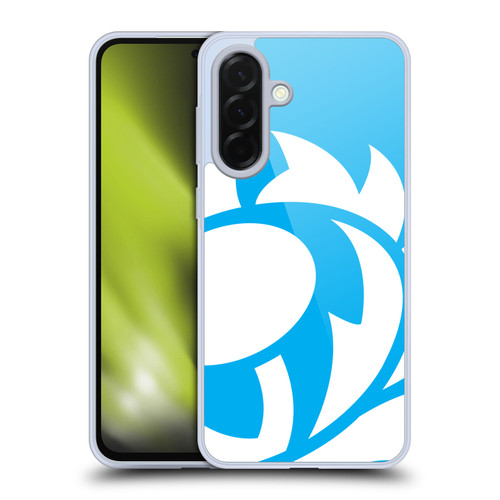 Scotland Rugby Oversized Thistle Sky Blue Soft Gel Case for Samsung Galaxy A36 5G