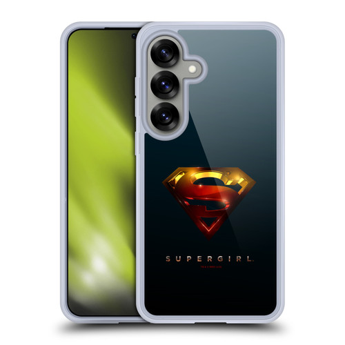 Supergirl TV Series Graphics Crest Soft Gel Case for Samsung Galaxy S25 & MagSafe
