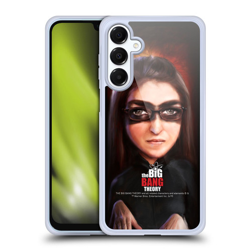 The Big Bang Theory Caricature Amy Farrah Fowler Soft Gel Case for Samsung Galaxy A16 5G & MagSafe