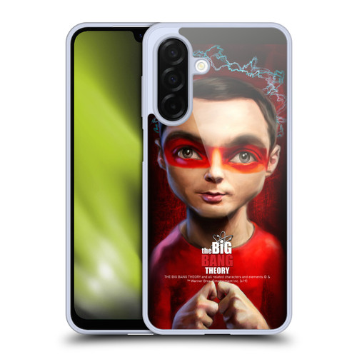 The Big Bang Theory Caricature Sheldon Cooper Soft Gel Case for Samsung Galaxy A26 5G