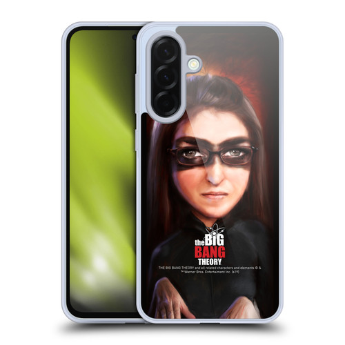 The Big Bang Theory Caricature Amy Farrah Fowler Soft Gel Case for Samsung Galaxy A36 5G