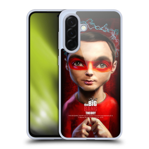 The Big Bang Theory Caricature Sheldon Cooper Soft Gel Case for Samsung Galaxy A36 5G