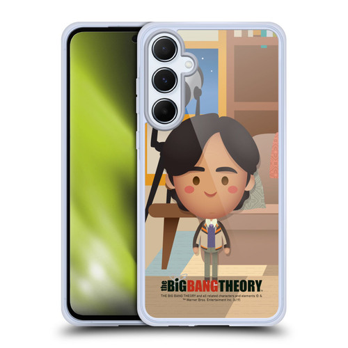 The Big Bang Theory Character Art Raj Soft Gel Case for Samsung Galaxy A55 5G