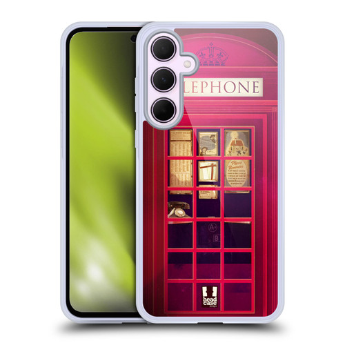 Head Case Designs Telephone Box K2 Soft Gel Case for Samsung Galaxy A35 5G