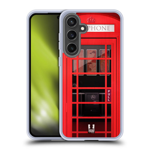 Head Case Designs Telephone Box K6 Soft Gel Case for Samsung Galaxy S24 FE & MagSafe
