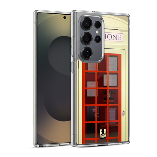 Head Case Designs Telephone Box K3 Soft Gel Case for Samsung Galaxy S25 Ultra & MagSafe