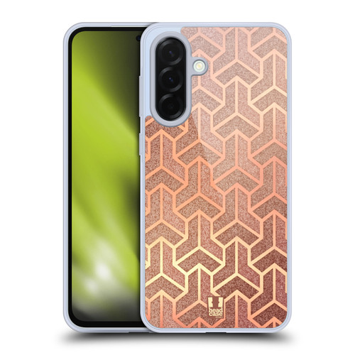 Head Case Designs Textured Art Deco Patterns Isometric Tile Soft Gel Case for Samsung Galaxy A36 5G