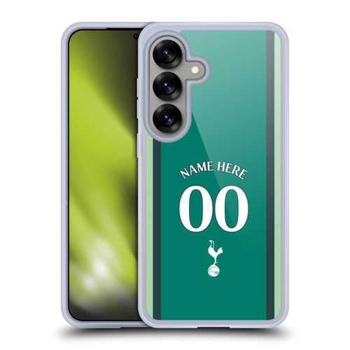Custom Customised Personalised Tottenham Hotspur F.C. 2024/25 Badge Kit Third Soft Gel Case for Samsung Galaxy S25