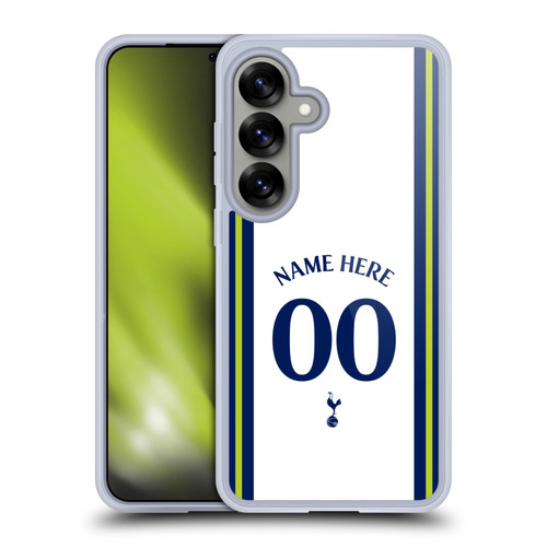 Custom Customised Personalised Tottenham Hotspur F.C. 2022/23 Kit Home Soft Gel Case for Samsung Galaxy S25
