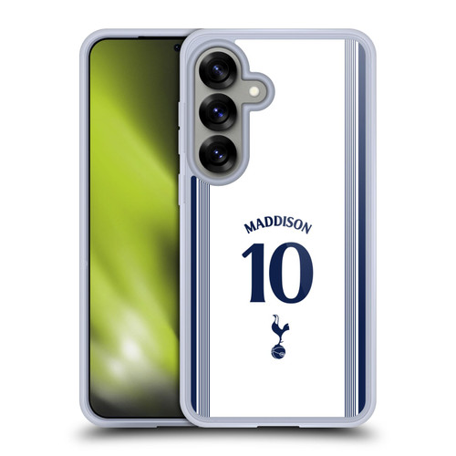 Tottenham Hotspur F.C. 2024/25 Players Home Kit James Maddison Soft Gel Case for Samsung Galaxy S25 & MagSafe