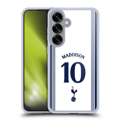 Tottenham Hotspur F.C. 2024/25 Players Home Kit James Maddison Soft Gel Case for Samsung Galaxy S25+ & MagSafe