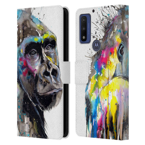 Pixie Cold Animals I See The Future Leather Book Wallet Case Cover For Motorola G Pure