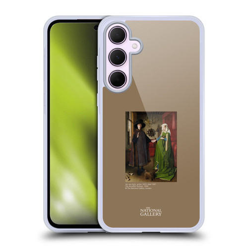 The National Gallery People The Arnolfini Portrait Soft Gel Case for Samsung Galaxy A35 5G