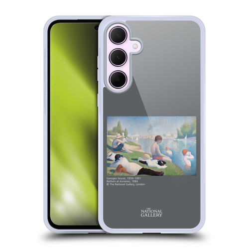 The National Gallery People Bathers At Asnieres Soft Gel Case for Samsung Galaxy A35 5G