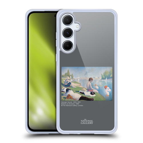 The National Gallery People Bathers At Asnieres Soft Gel Case for Samsung Galaxy A55 5G