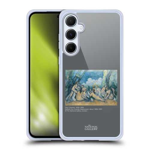 The National Gallery People Cezanne Bathers Soft Gel Case for Samsung Galaxy A55 5G