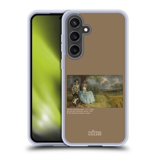 The National Gallery People Gainsborough Mr and Mrs Andrews Soft Gel Case for Samsung Galaxy S24 FE & MagSafe