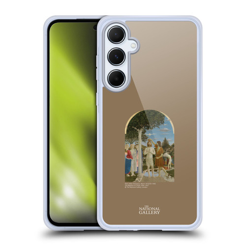 The National Gallery Religious & Mythological The Baptism Of Christ Soft Gel Case for Samsung Galaxy A55 5G