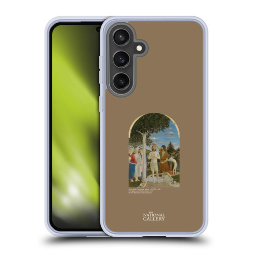 The National Gallery Religious & Mythological The Baptism Of Christ Soft Gel Case for Samsung Galaxy S24 FE & MagSafe