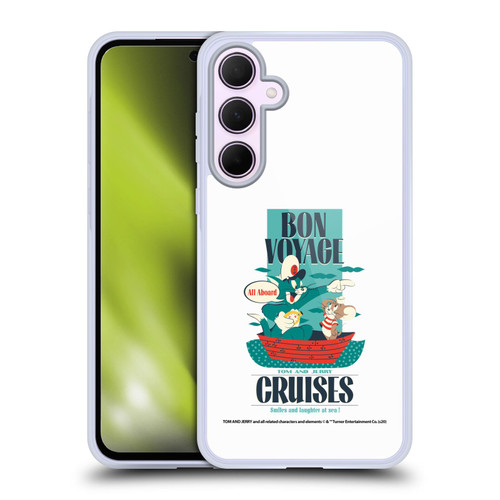 Tom and Jerry Retro Bon Voyage Soft Gel Case for Samsung Galaxy A35 5G