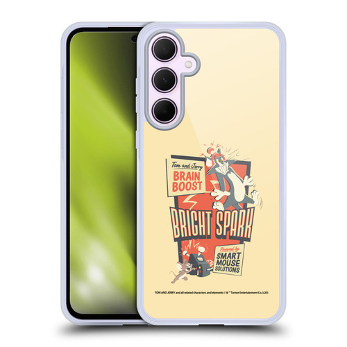 Tom and Jerry Retro Bright Spark Soft Gel Case for Samsung Galaxy A35 5G