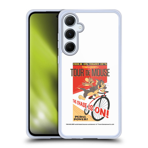 Tom and Jerry Retro Tour De Mouse Soft Gel Case for Samsung Galaxy A55 5G
