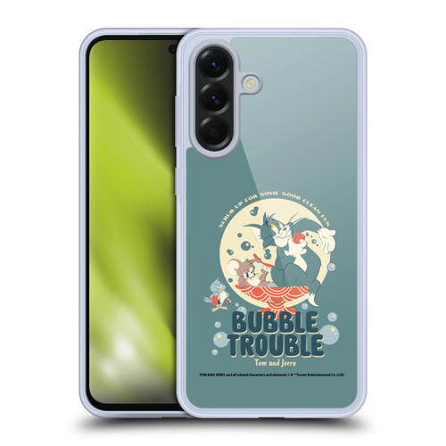 Tom and Jerry Retro Bubble Trouble Soft Gel Case for Samsung Galaxy A56 5G